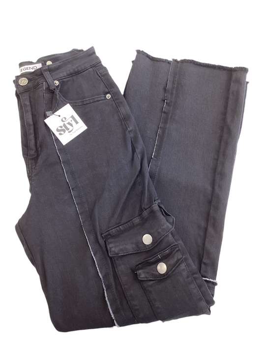 YALI CROP CARGO JEANS